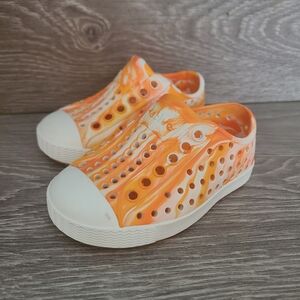 Orange Kids Shoes
